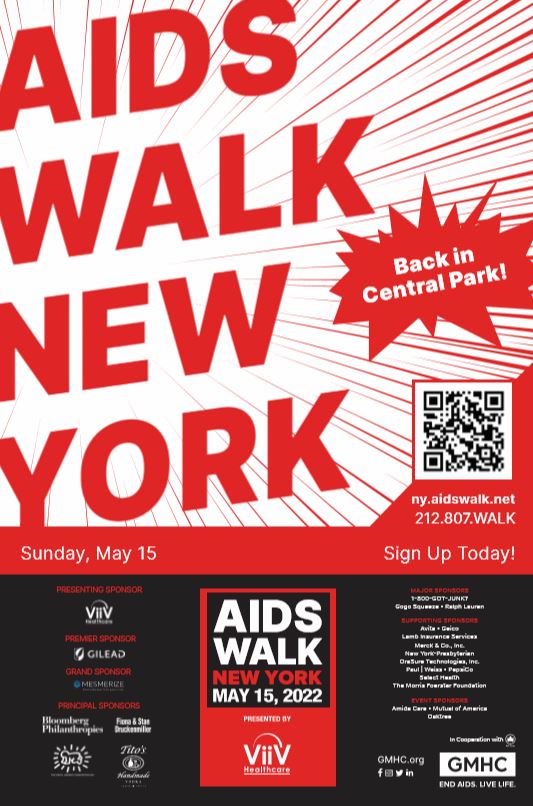 AIDS Walk New York Returns to Central Park on Sunday, May 15