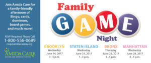 Family Game Night at Amida Care in NYC